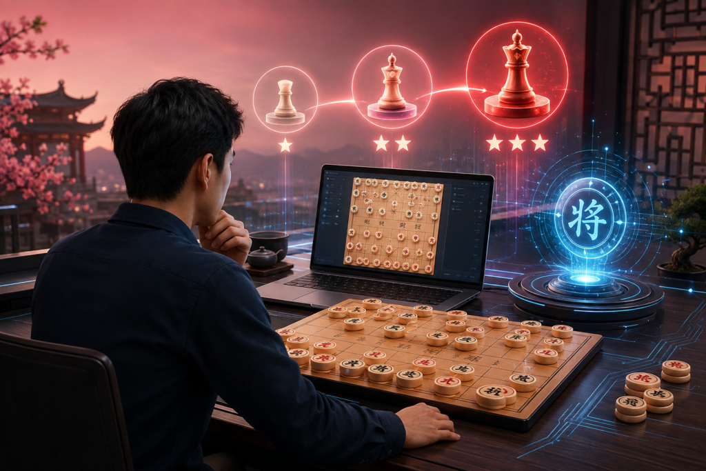 Đánh cờ tướng online với máy từ dễ đến khó