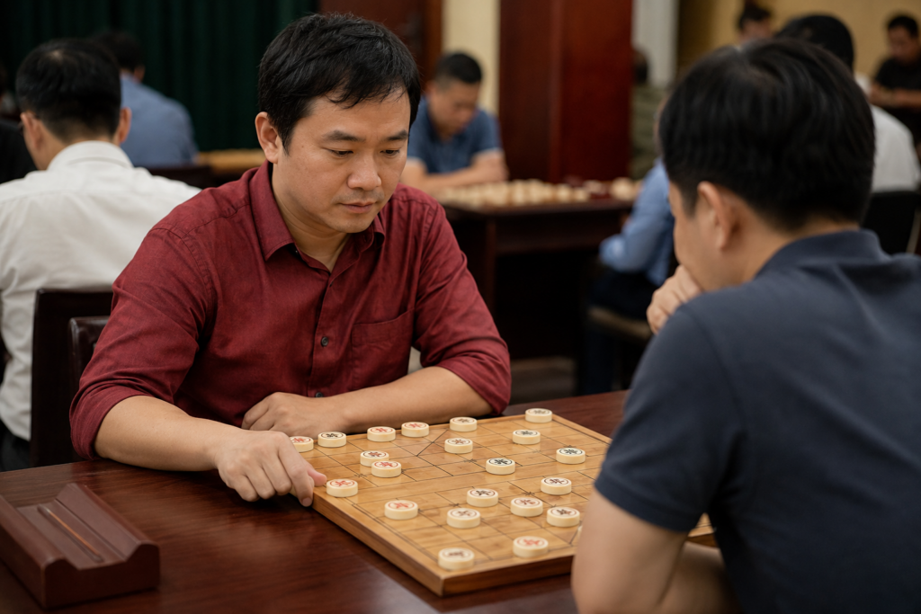 Cách giữ bình tĩnh khi thi đấu cờ tướng