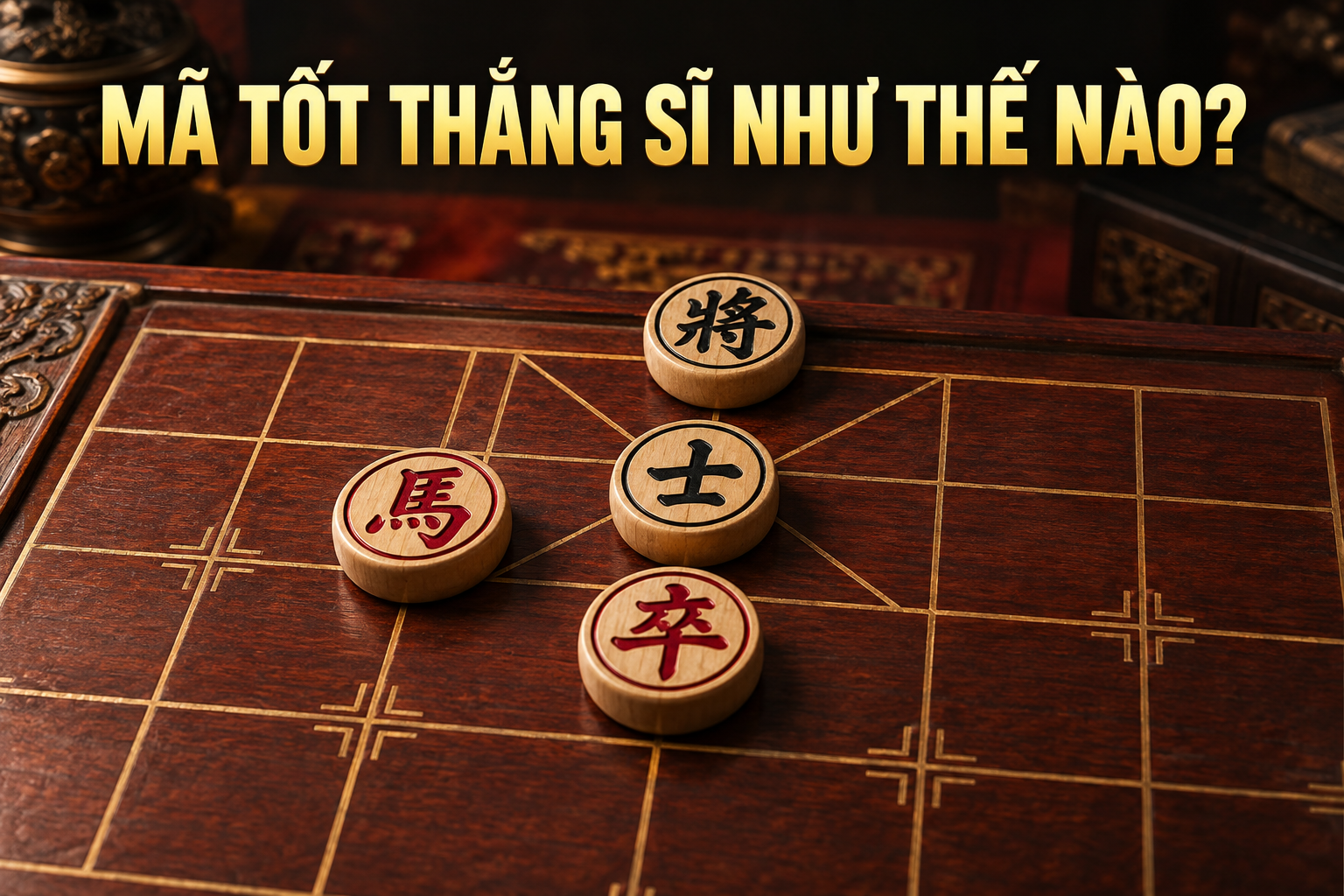 Mã Tốt thắng Sĩ như thế nào?
