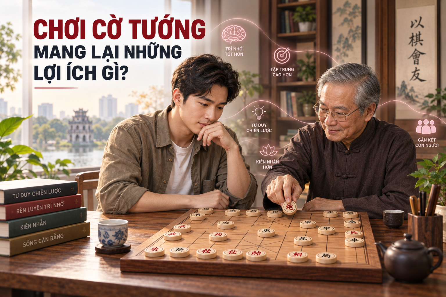 Chơi cờ tướng mang lại những lợi ích gì?