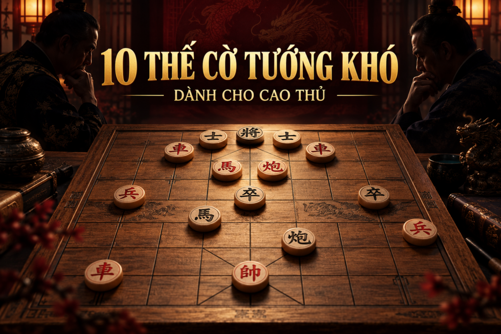 10 thế cờ tướng khó dành cho cao thủ