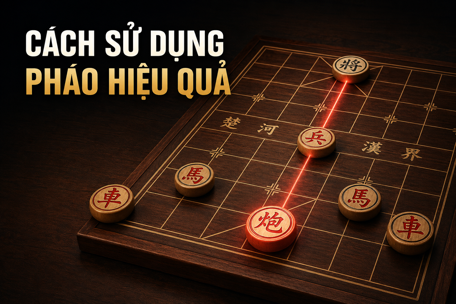 Cách sử dụng Pháo hiệu quả trong cờ tướng