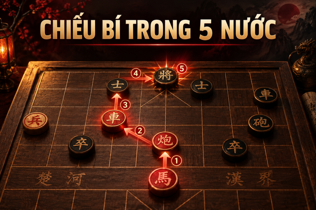 Thế cờ tướng chiếu bí trong năm nước