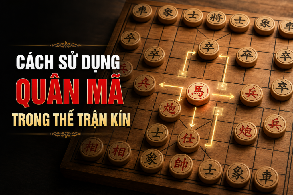 Cách sử dụng quân Mã trong thế trận kín