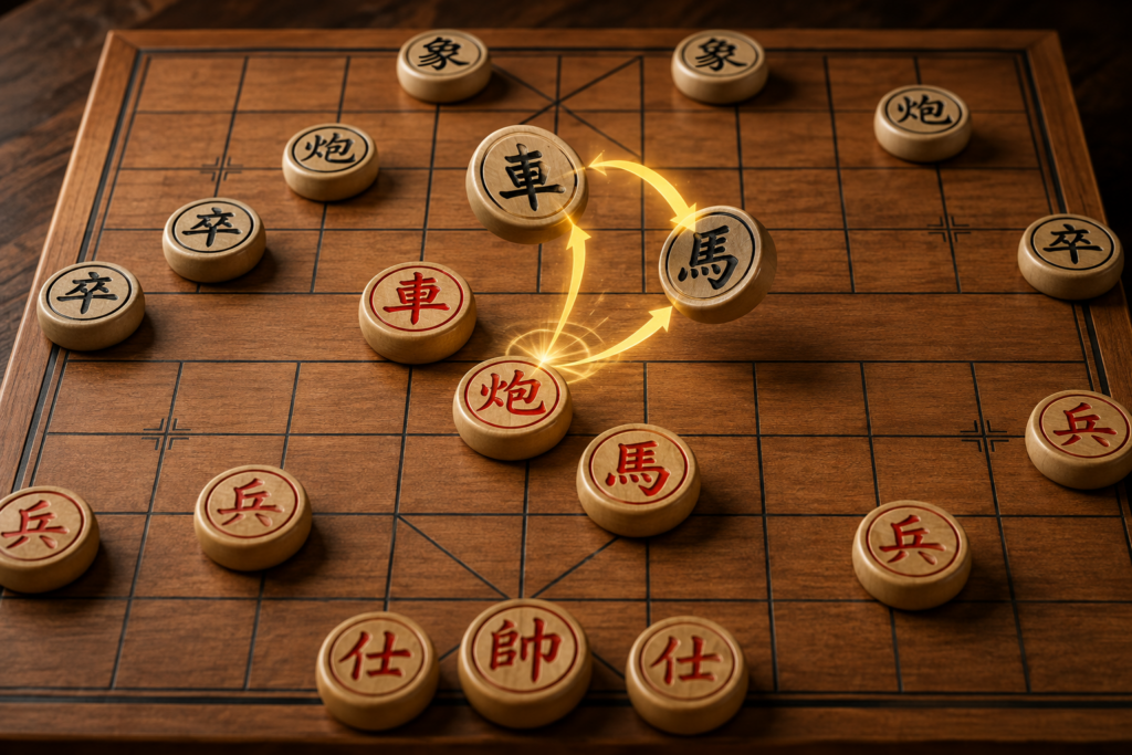 Cách đổi quân có lợi trong cờ tướng