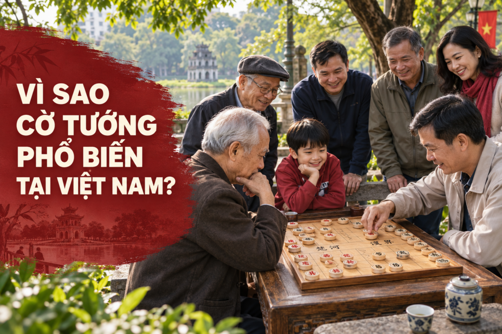 Vì sao cờ tướng phổ biến tại Việt Nam?