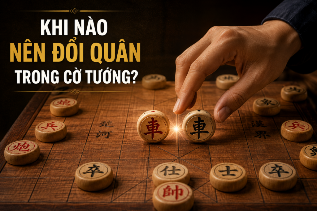 Khi nào nên đổi quân trong cờ tướng?