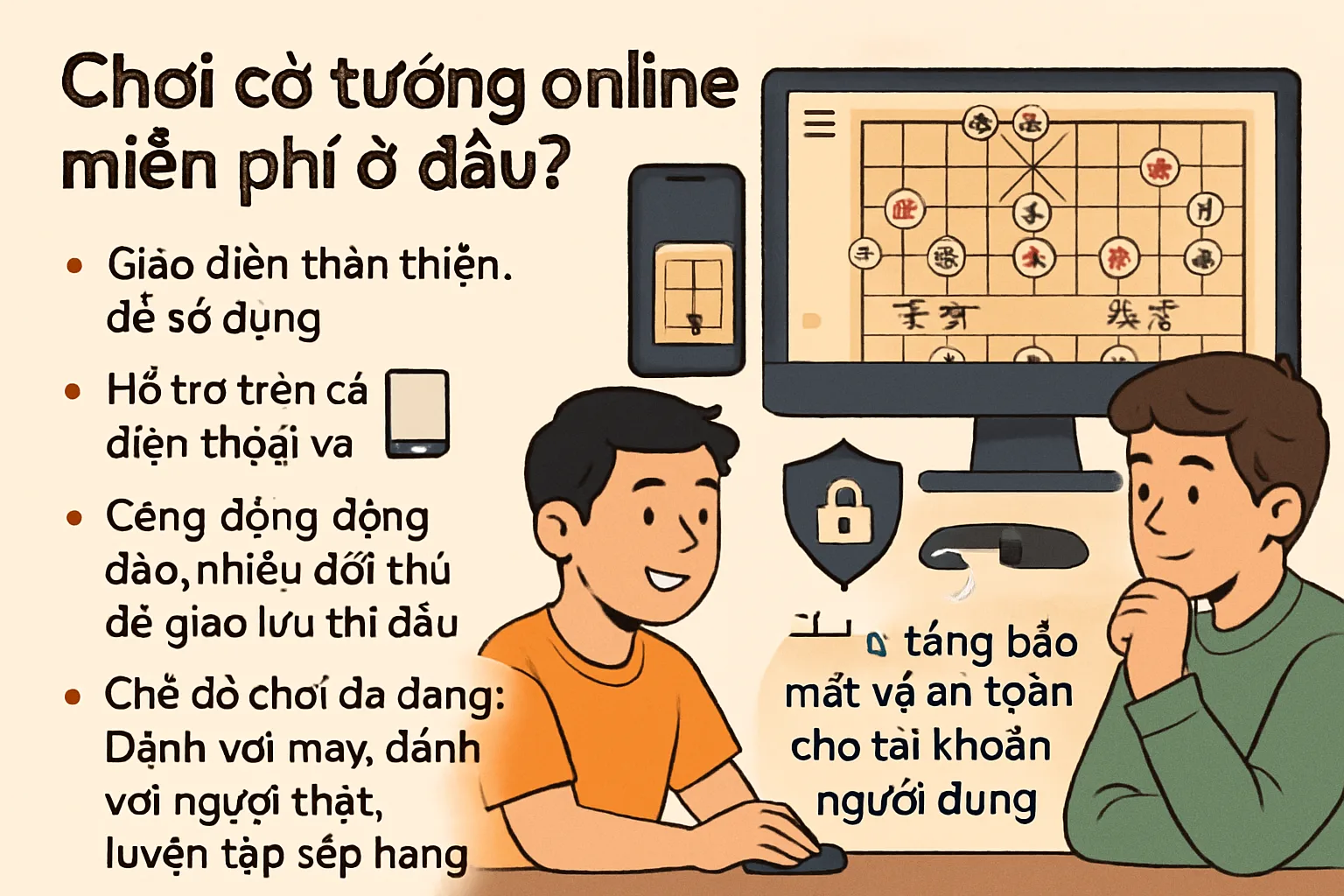 Tiêu chí lựa chọn nền tảng chơi cờ tướng trực tuyến